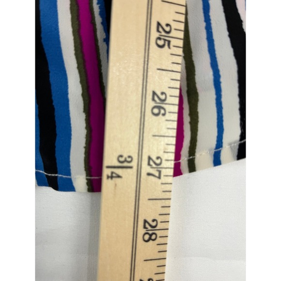 JONES NEW YORK Women's Striped Button Down Shirt Top Blouse Petite Small PS - Picture 5 of 9